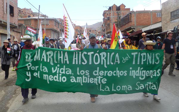La marcha del TIPNIS