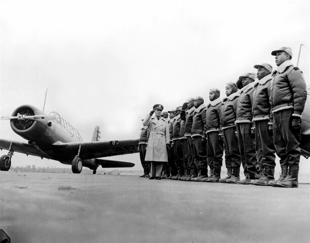 La Segunda Guerra Mundial y el caso de los Tuskegee Airmen