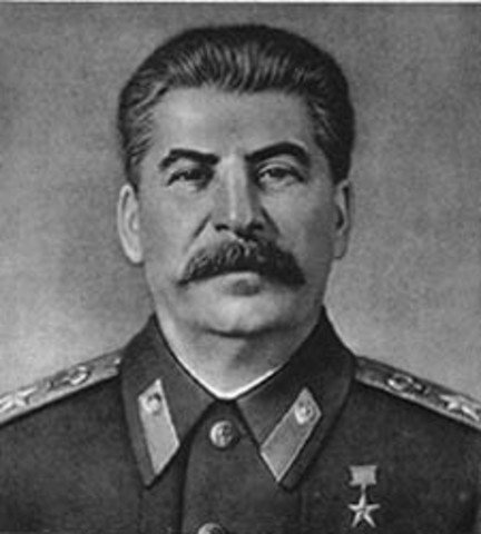 Josef Stalin rises to power in Russia