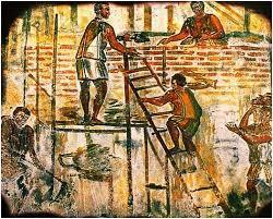 LOS ROMANOS INVENTAN LA ARGAMASA