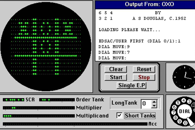 Very First Video Game: OXO