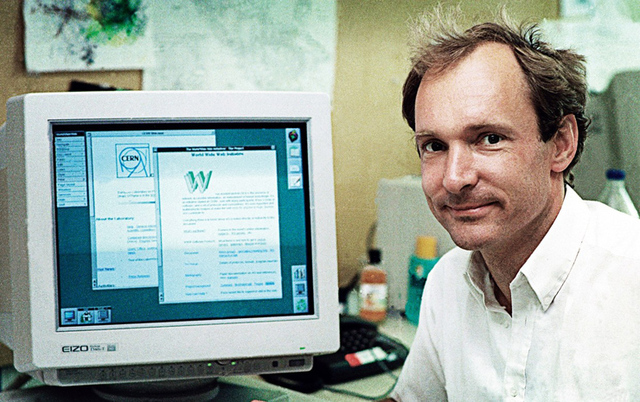 Ο Sir Tim Berners-Lee υποβάλλει υπόμνημα για ένα σύστημα διαμοιρασμού πληροφοριών