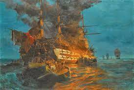 Πυρπόληση του εχθρικού στόλου στην Αλεξάνδρεια