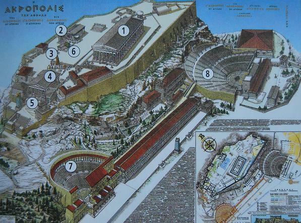 Atēnu Akropole 5. gs. p.m.ē.
