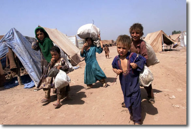 Soviet occupation of Afghanistan makes half of the world's refugees Afghan