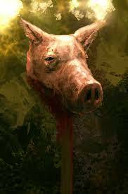 The pig head
