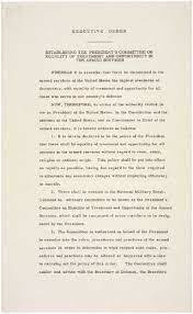 Executive order 9981