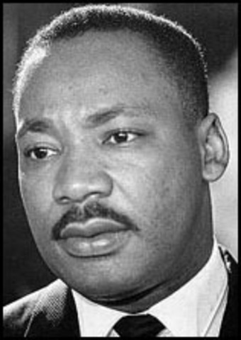 Future civil right leader Martin Luther King is born in his grandfathers home