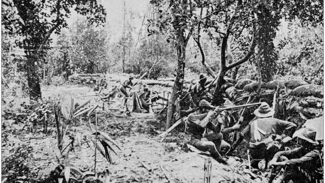 Retroceso japonés hacia su territorio.