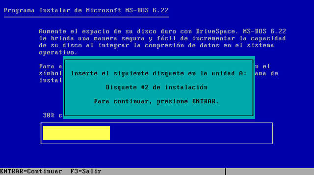 MS-DOS 6.22 (MicroSoft Disk Operating System)