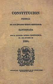 Promulgación de la primera Constitución  Federal de los Estados Unidos Mexicanos