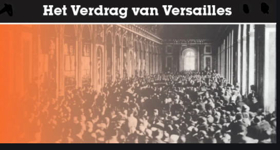 1918 sluiting van het Verdrag van Versailles