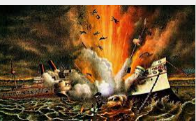 explosion of the USS main