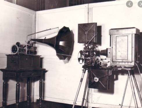 Talking motion picture