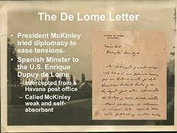 Publication of the De Lome Letter