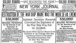 Yellow Press shaped american opinion with respect to Cuba's Civil War