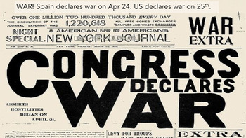 U.S. Declares War on Spain