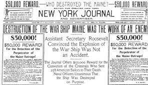 Yellow Press shapes American Public opinion regarding the Cuban Civil War