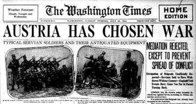 Austria Declares War on Serbia