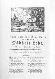 O.W. Masing Marahwa Näddala-Leht