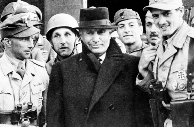 Caída del régimen de Mussolini