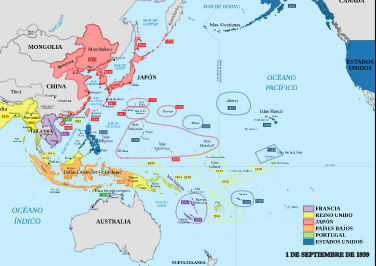 EEUU recupera las islas Marshall , Birmania, Nueva Guinea y Filipinas
