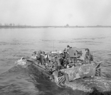 Aliados llegan a la costa del Rin