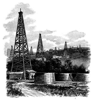 La comercialización del petróleo.