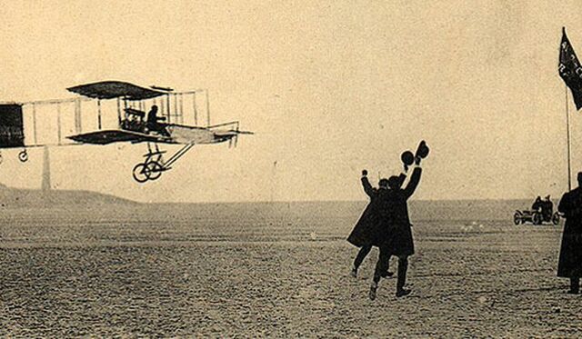 The airplane is invented by the Wright Brothers..