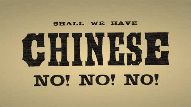 The Chinese Exclusion Act.