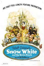 Snow White and the Seven Dwarfs is released as the first full length animated movie.