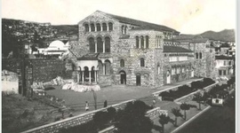 Timeline: 1947 μ.Χ. Ο Ναός αναστηλώθηκε και παραδόθηκε στους πιστούς το 1949.