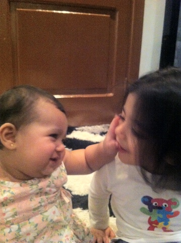 When my young sister was born