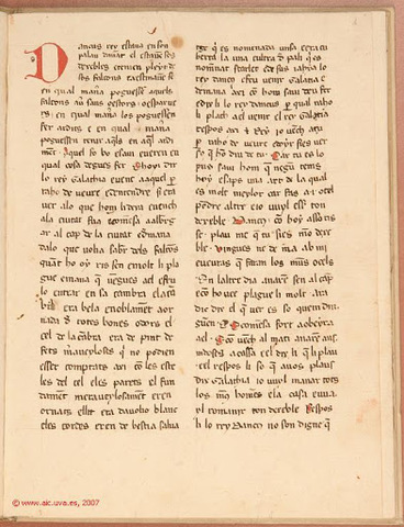 LA LITERATURA DEL SIGLO XIV