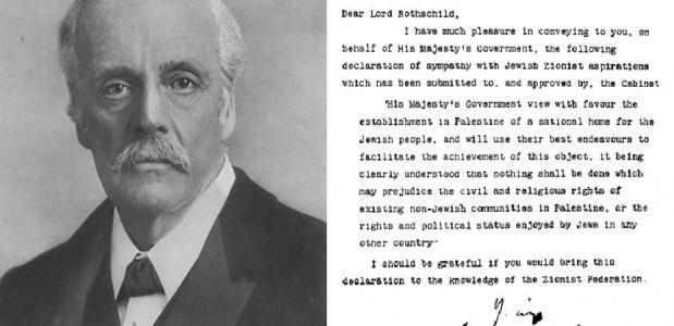 1917: Balfour verklaring
