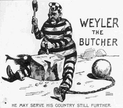 Valeriano Weyler sent to Cuba by Spain