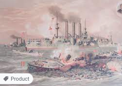 Destruction of the Spanish fleet in Cuba