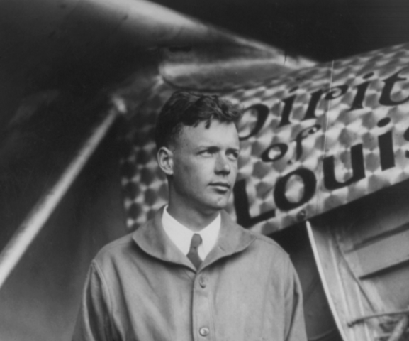 Charles Lindbergh Flies Across the Atlantic