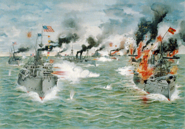 U.S. attack on Manila Bay