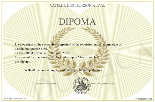 Me dan un diploma por estar a punto de ser el primer lugar