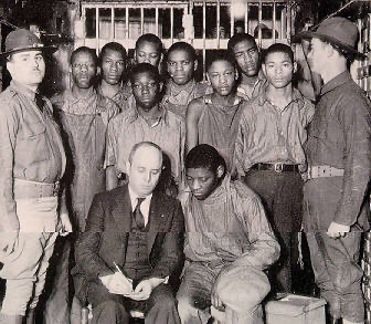 Scottsboro Boys arrested