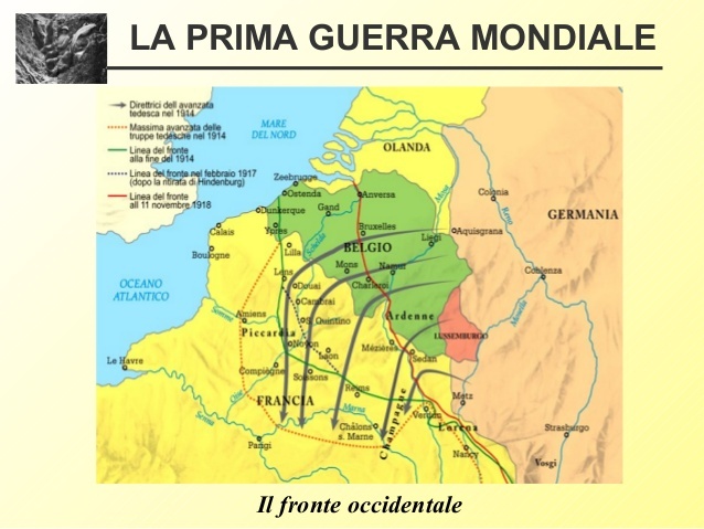 I tedeschi invasero il Belgio