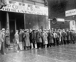 Start of the great depression