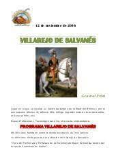 Prim se pronuncia en Villarejo sin éxito