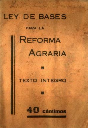 Ley de Bases de la Reforma Agraria