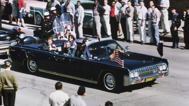 john f. kennedy is assassinated in dallas, tx