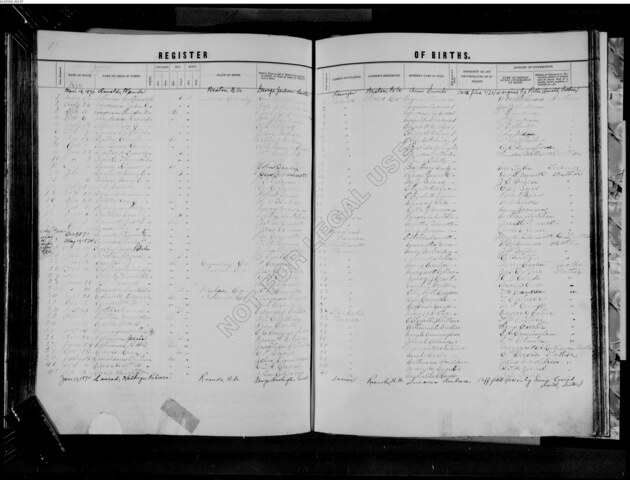 Birth of DONALDSON Charles B.