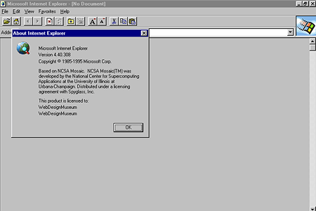 Microsoft Internet Explorer 1.0