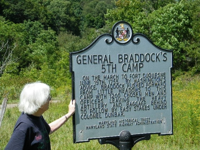 General Braddock Arriving America