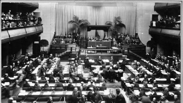 Primera reunió de la Lliga de Nacions